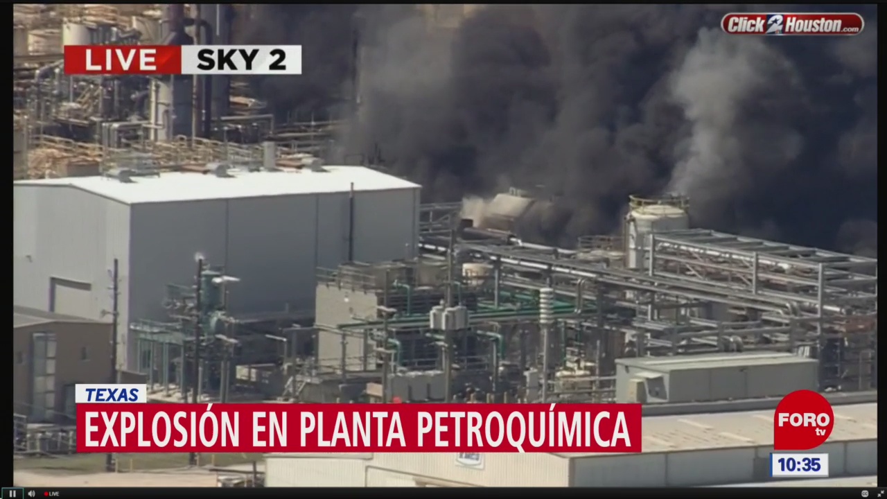Explosión en planta petroquímica de Texas