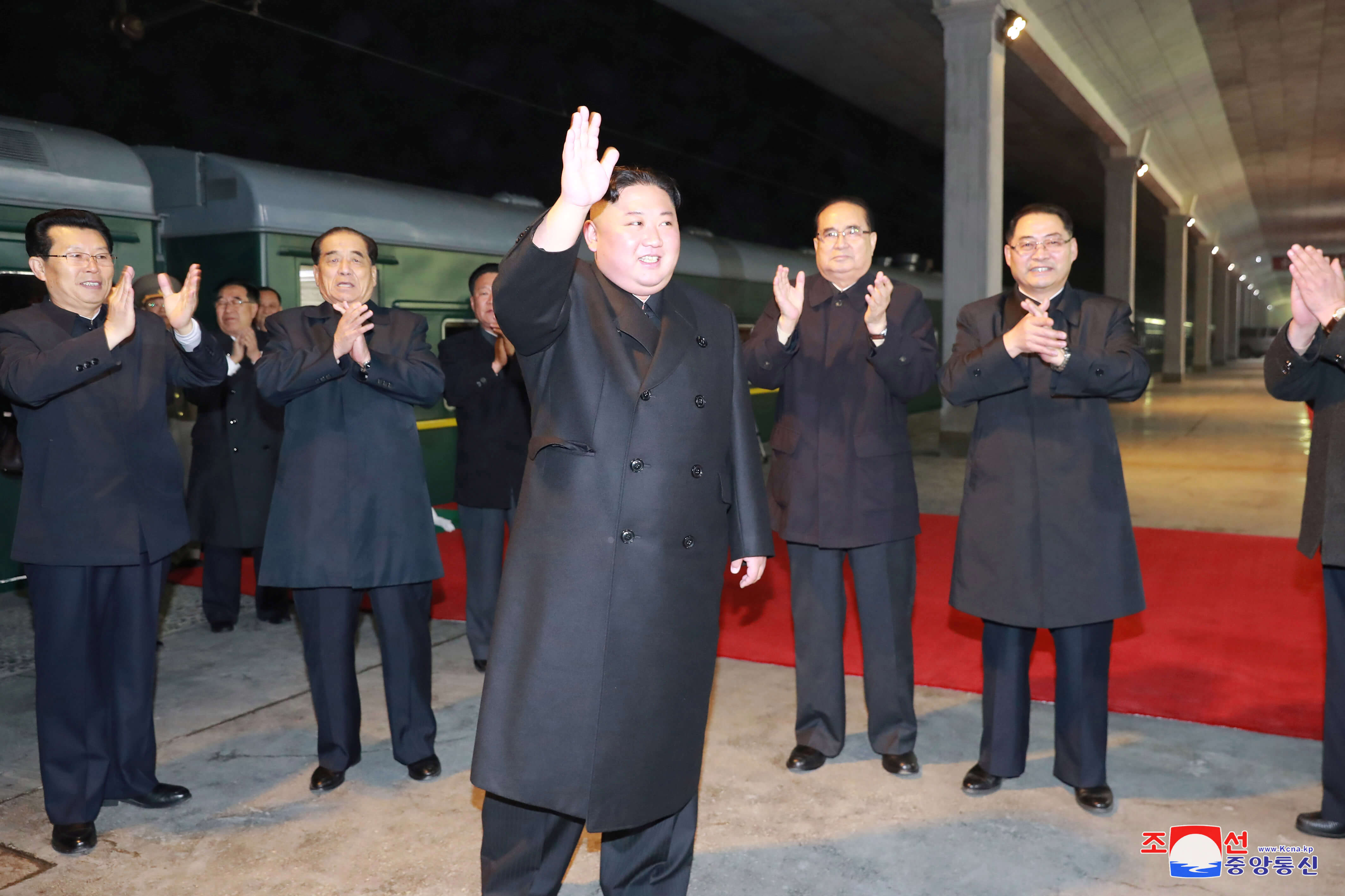 Foto: El líder norcoreano, Kim Jong-un, viaja en tren a Rusia. El 23 de abril de 2019