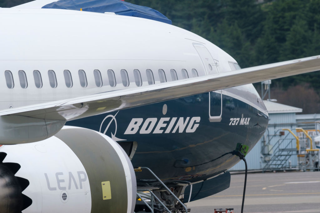 Foto: Realizan pruebas a un avión Boeing 737 MAX en Seattle, Washington, EEUU. El 22 de marzo de 2019