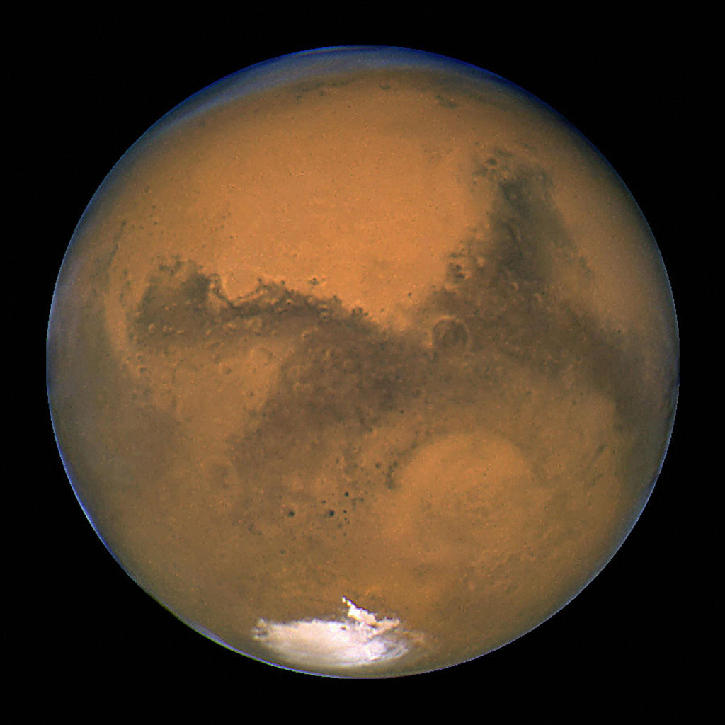 Foto: El telescopio espacial Hubble de la NASA captura una imagen del planeta Marte. El 27 de agosto de 2003