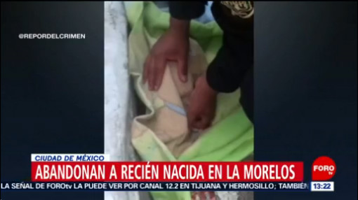 FOTO: Fue abandonada una recién nacida en la colonia Morelos, 21 ABRIL 2019