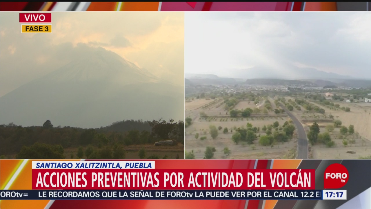 Hay incertidumbre en poblados aledaños al Popocatépetl