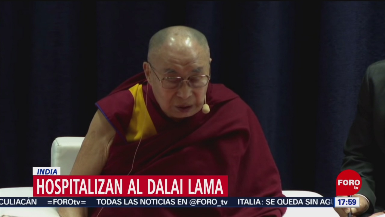 Foto: Hospitalizan de emergencia al Dalai Lama