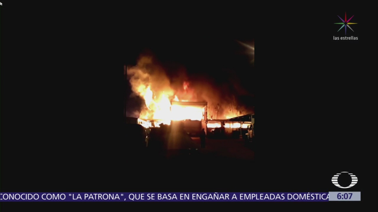 Incendio en Aragón provoca cortes viales en avenida 606 y avenida 412