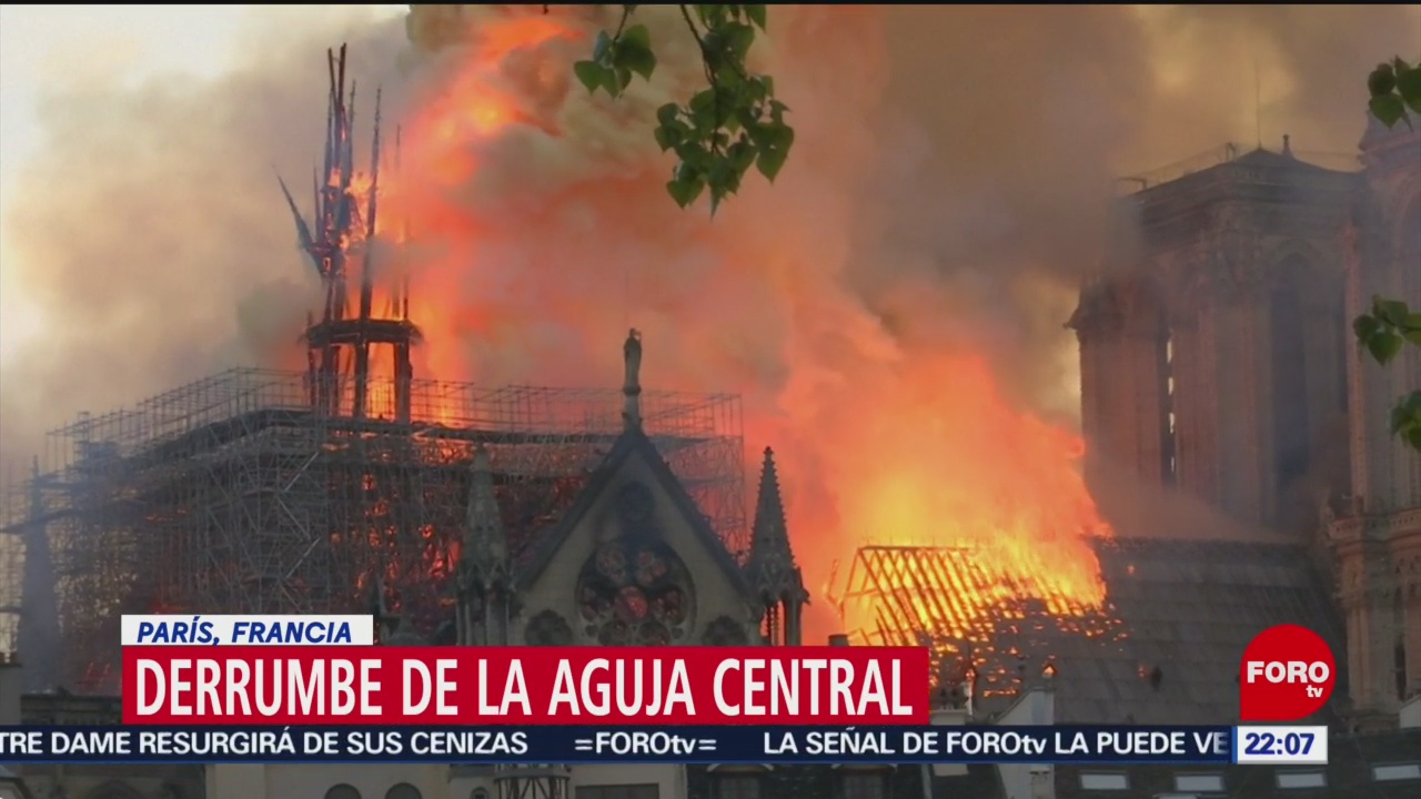 Foto: Incendio Catedral Notre Dame Golpea Entrañas París 15 de Abril 2019