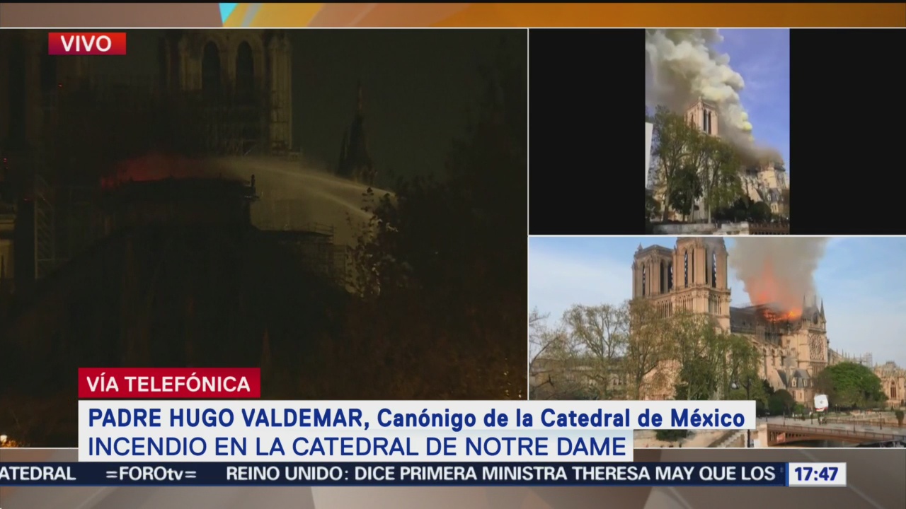Foto: Incendio en Notre Dame es una pérdida para la humanidad