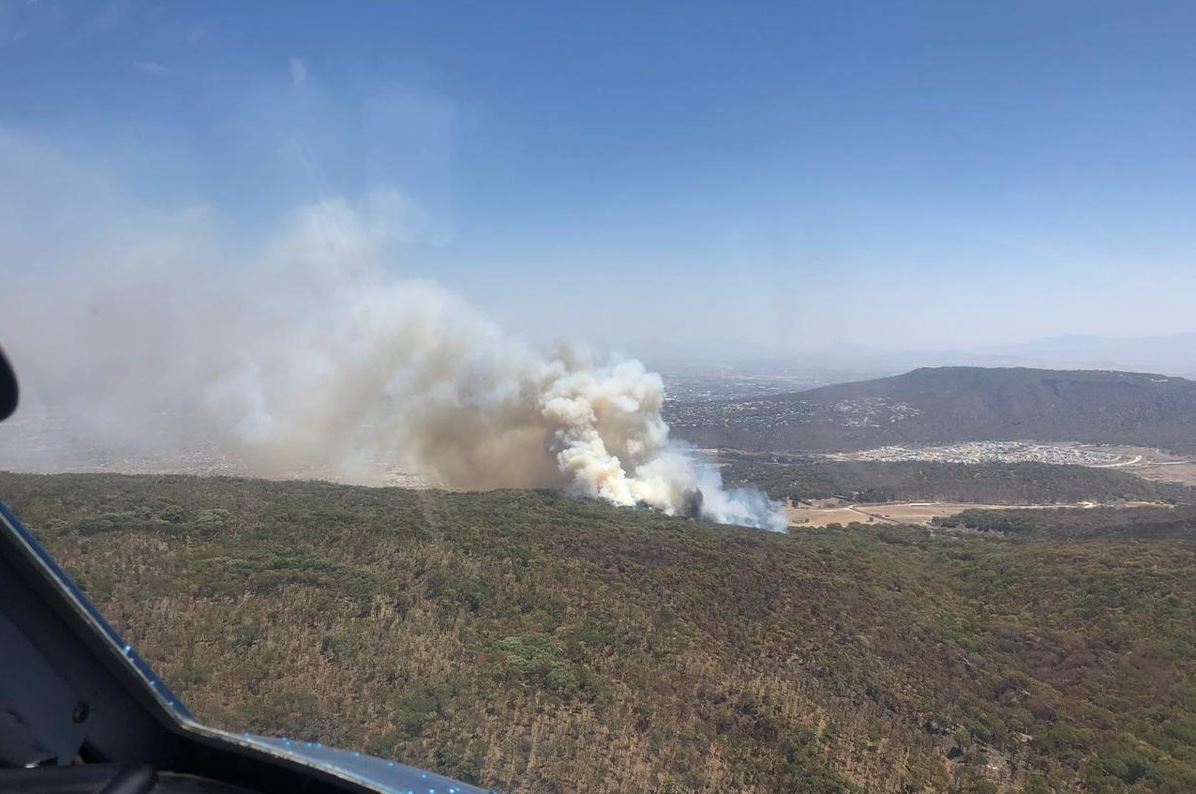 Contienen incendio en el Bosque de la Primavera en Jalisco
