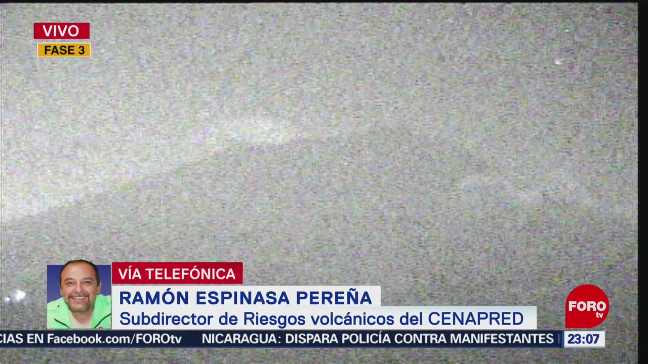FOTO:Incremento en actividad del Popocatépetl se debe a alta temperatura: Cenapred 20ABRIL 2019