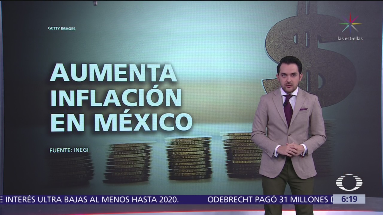 Inflación en México subió a 4.38%