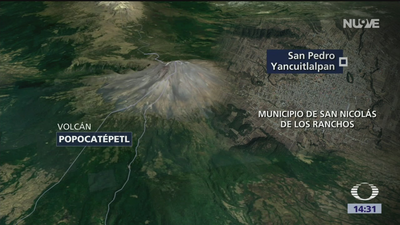 Foto: Inician reparación de rutas de evacuación del volcán Popocatépetl