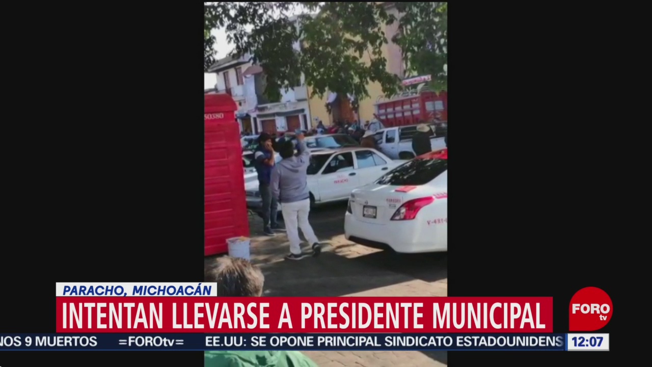 Intentan secuestrar a presidente municipal de Paracho, Michoacán