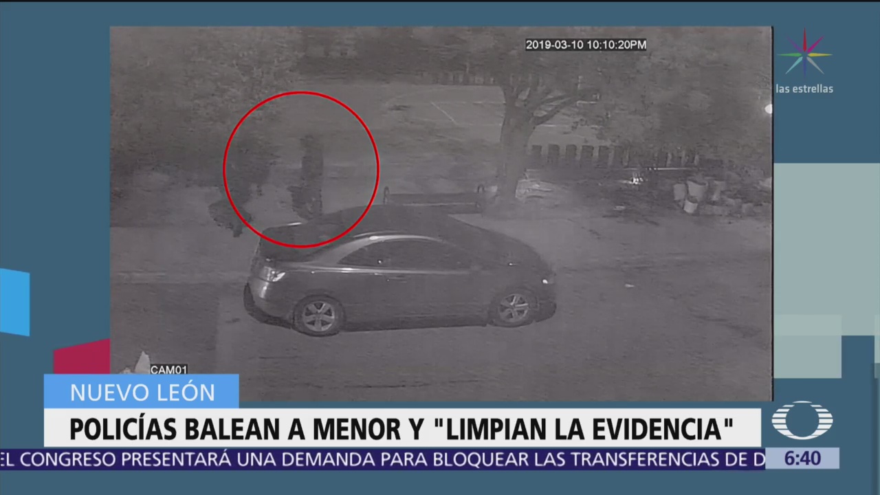 Investigan a policías de Nuevo León por disparo contra menor