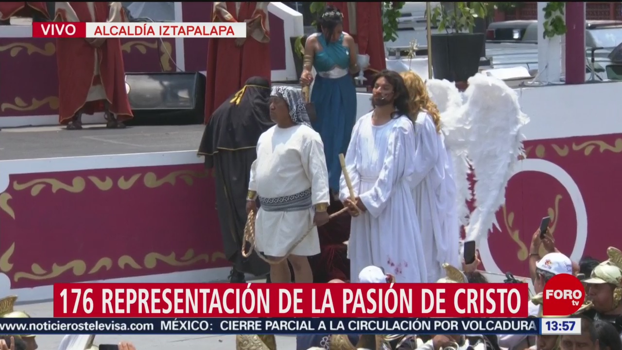 FOTO: Jesús de Iztapalapa es sentenciado a muerte, 19 ABRIL 2019