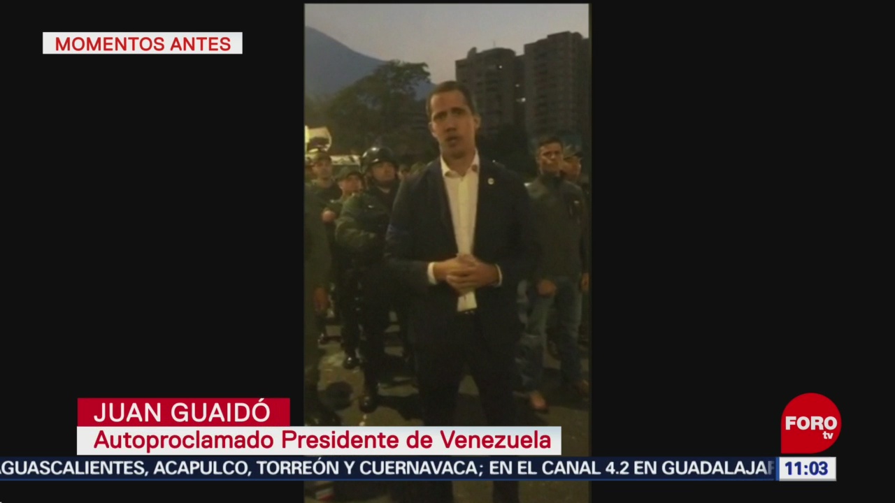 Juan Guaidó pide activar 'Operación Libertad' contra Nicolás Maduro