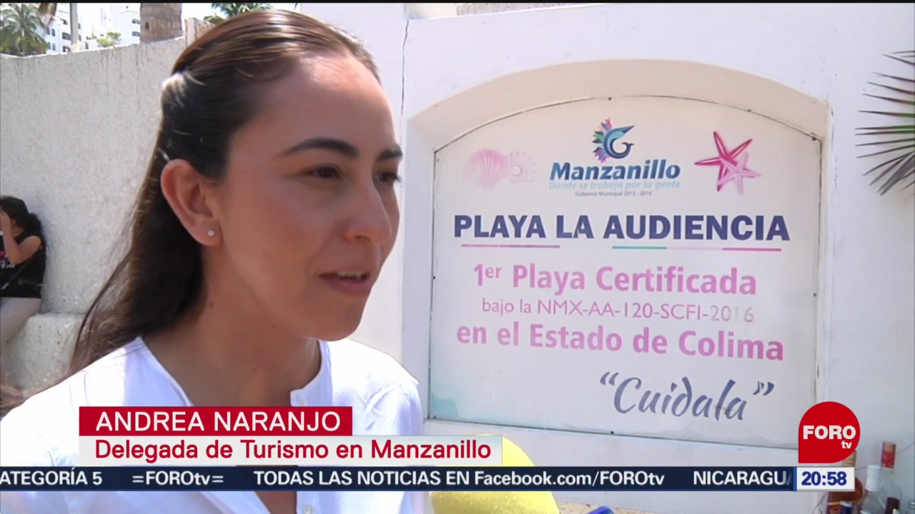 FOTO: La Audiencia en Manzanillo, primera playa certificada ‘ecológicamente sustentable, 21 ABRIL 2019