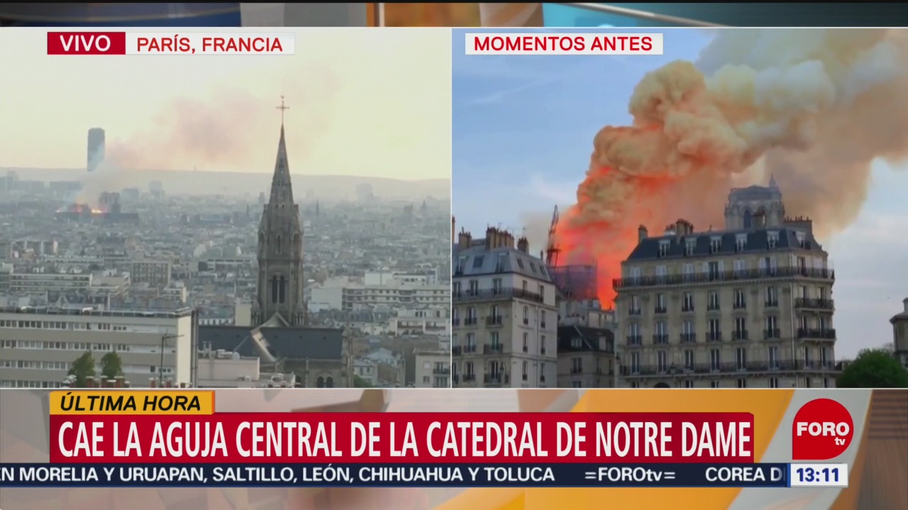 Foto: Lamenta México incendio en Catedral de Notre Dame