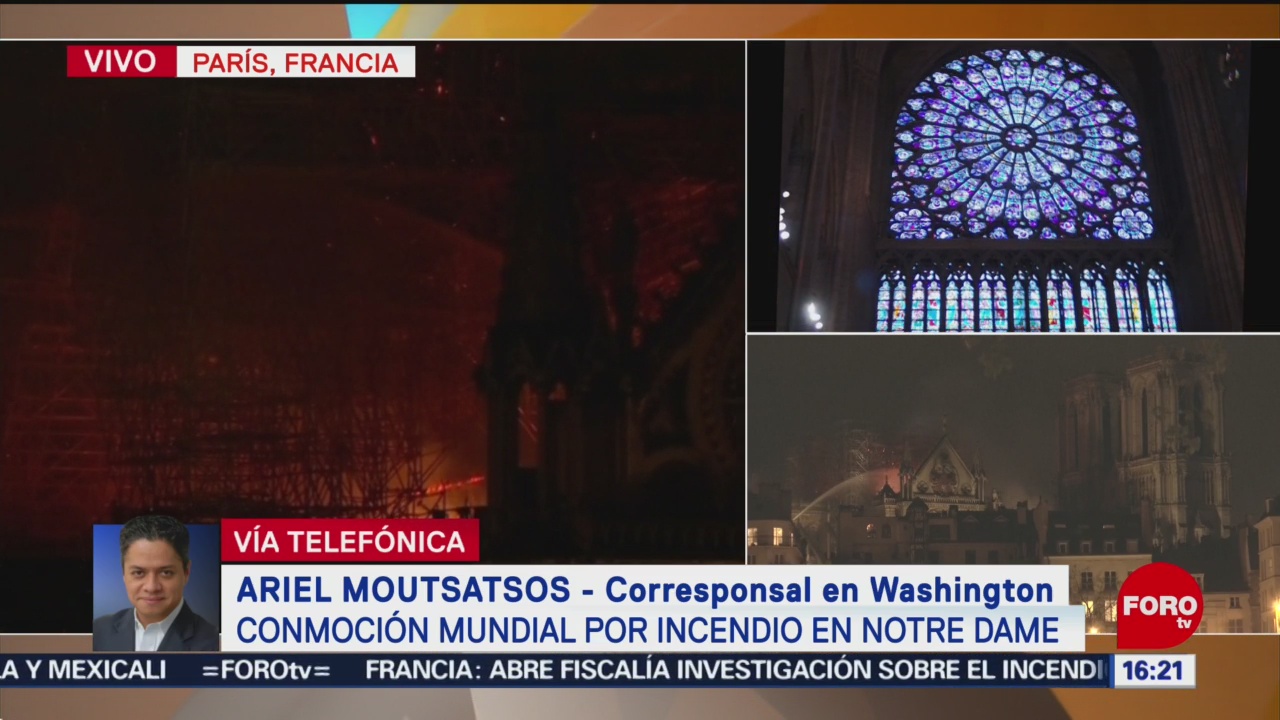 Foto: Líderes políticos de EU expresan condolencias por incendio en Notre Dame