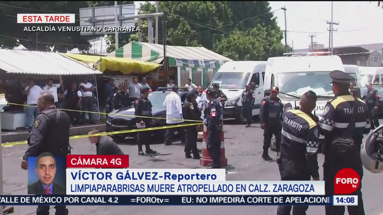 FOTO: Limpiaparabrisas muere atropellado en calzada Zaragoza, 14 de abril 2019