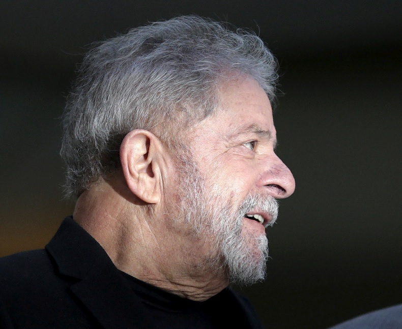 Foto: El expresidente de Brasil, Luiz Inácio Lula da Silva, preso hace un año por corrupción, dice tener la consciencia tranquila, abril 7 de 2019 (Reuters)