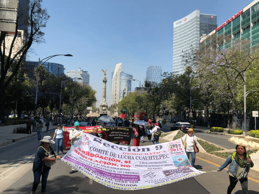 Foto: Marchas por aniversario luctuoso de Emiliano Zapata, 10 de abril de 2019, Ciudad de México