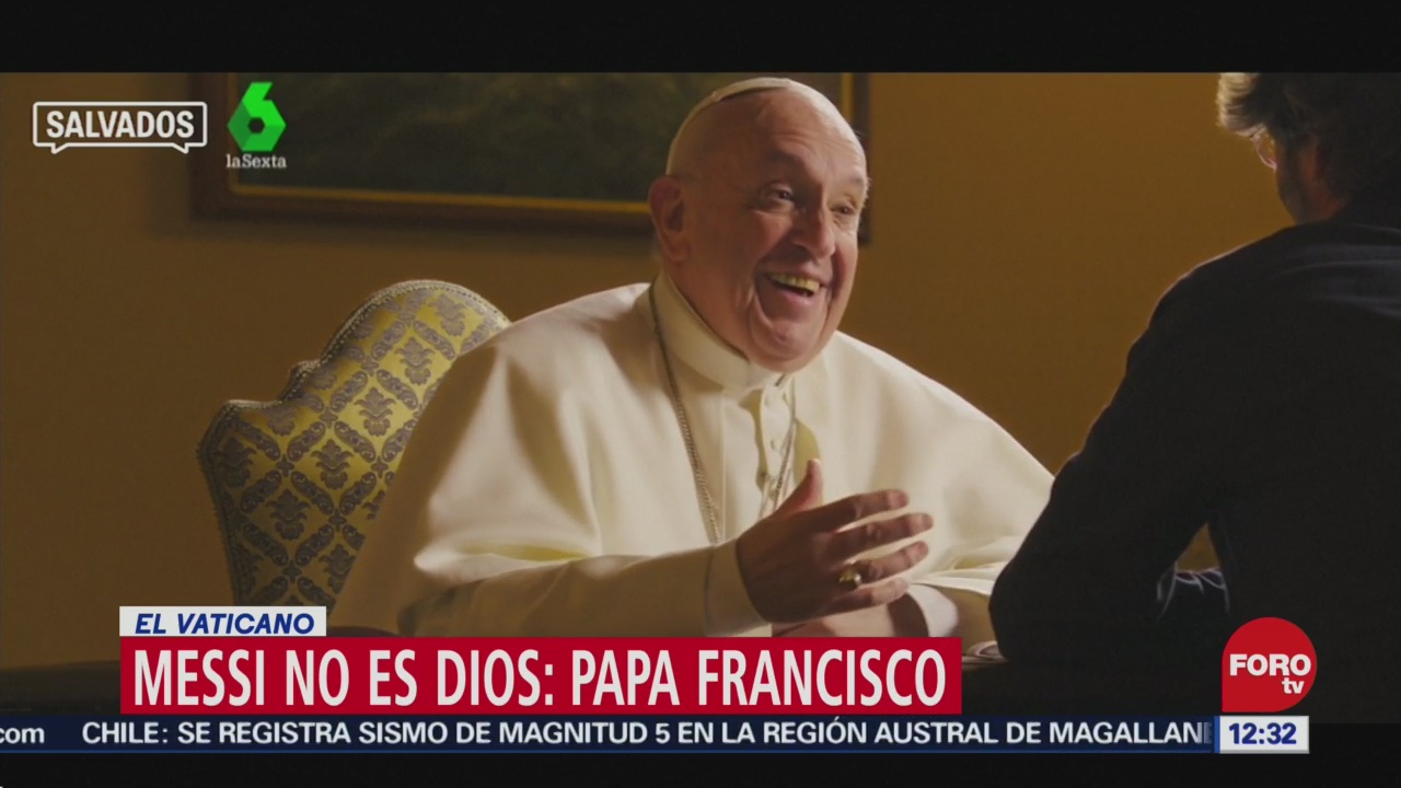 Messi no es Dios, dice el papa Francisco