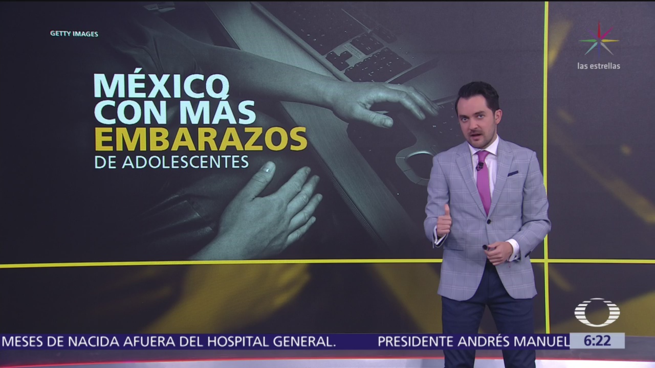 México, país de la OCDE con más embarazos adolescentes