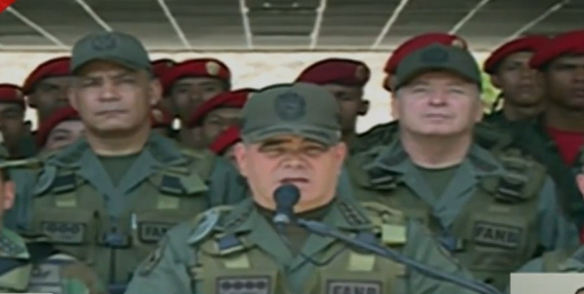 Foto: Ministro de Defensa de Venezuela, Vladimir Padrino López,30 de abril de 2019, Caracas