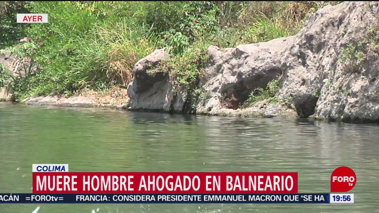 Foto: Muere Hombre Ahogado En Balneario Colima 15 de Abril 2019