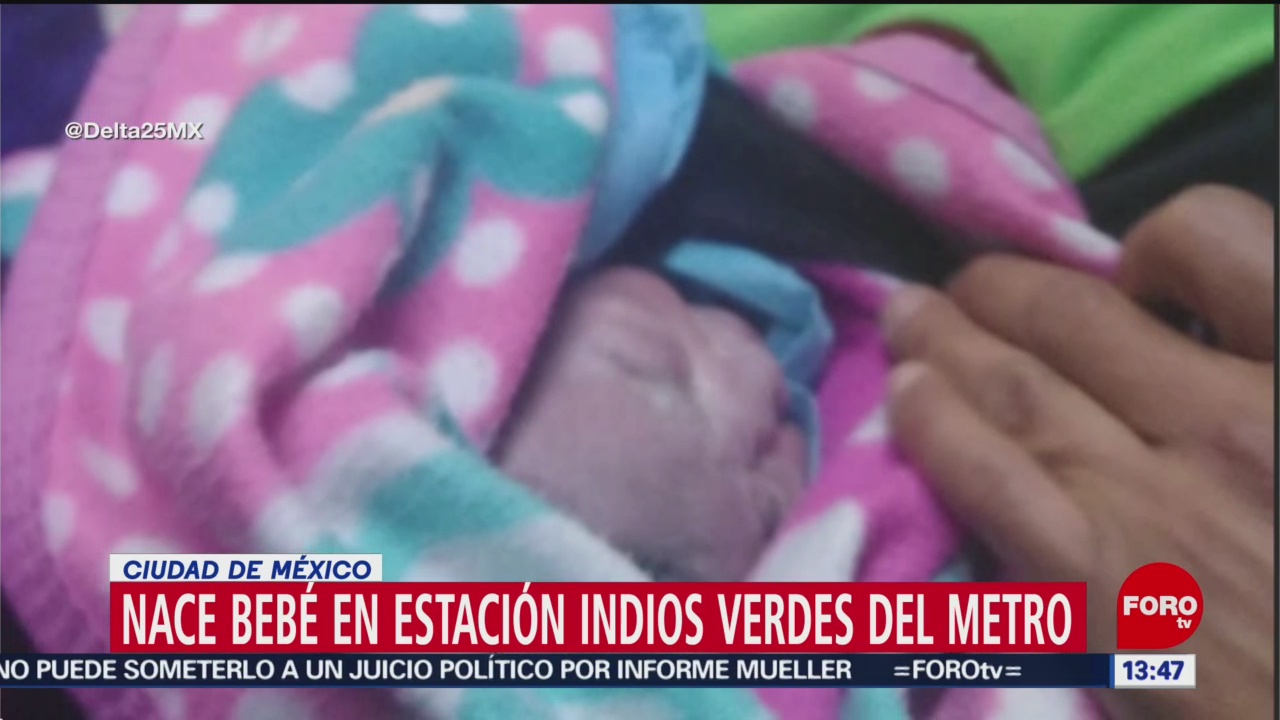 Foto: Nace bebé en estación Indios Verdes del Metro CDMX