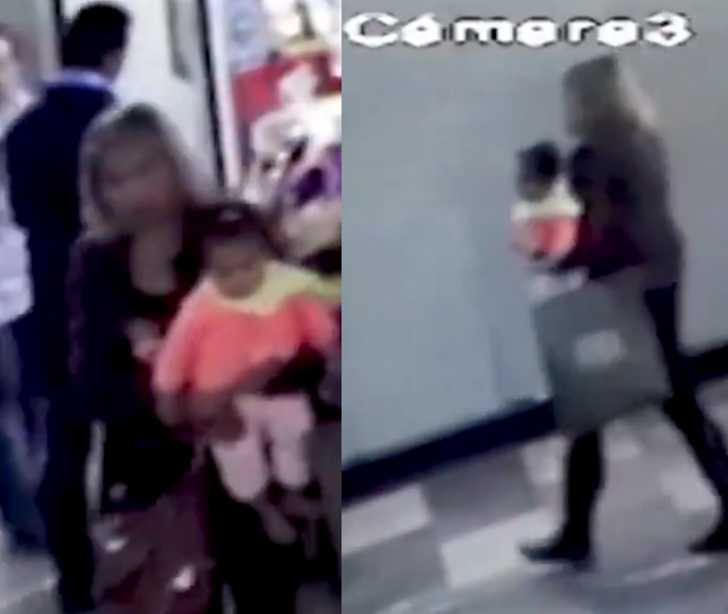 Este es el video del momento en que una mujer se roba a la bebé Nancy Tirzo