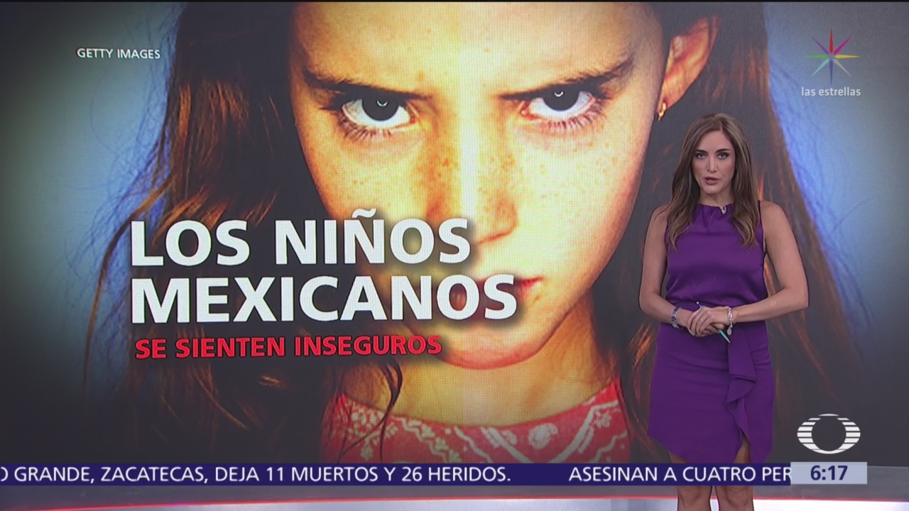 Niños en México se sienten inseguros