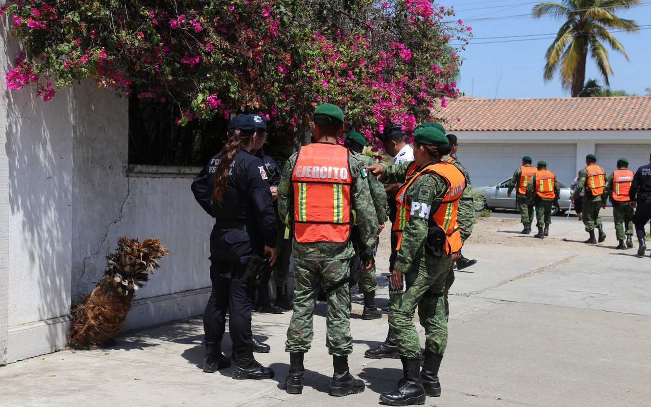 Foto: Operativo de seguridad en Sinaloa, 4 de abril 2019. Twitter @sspsinaloa1