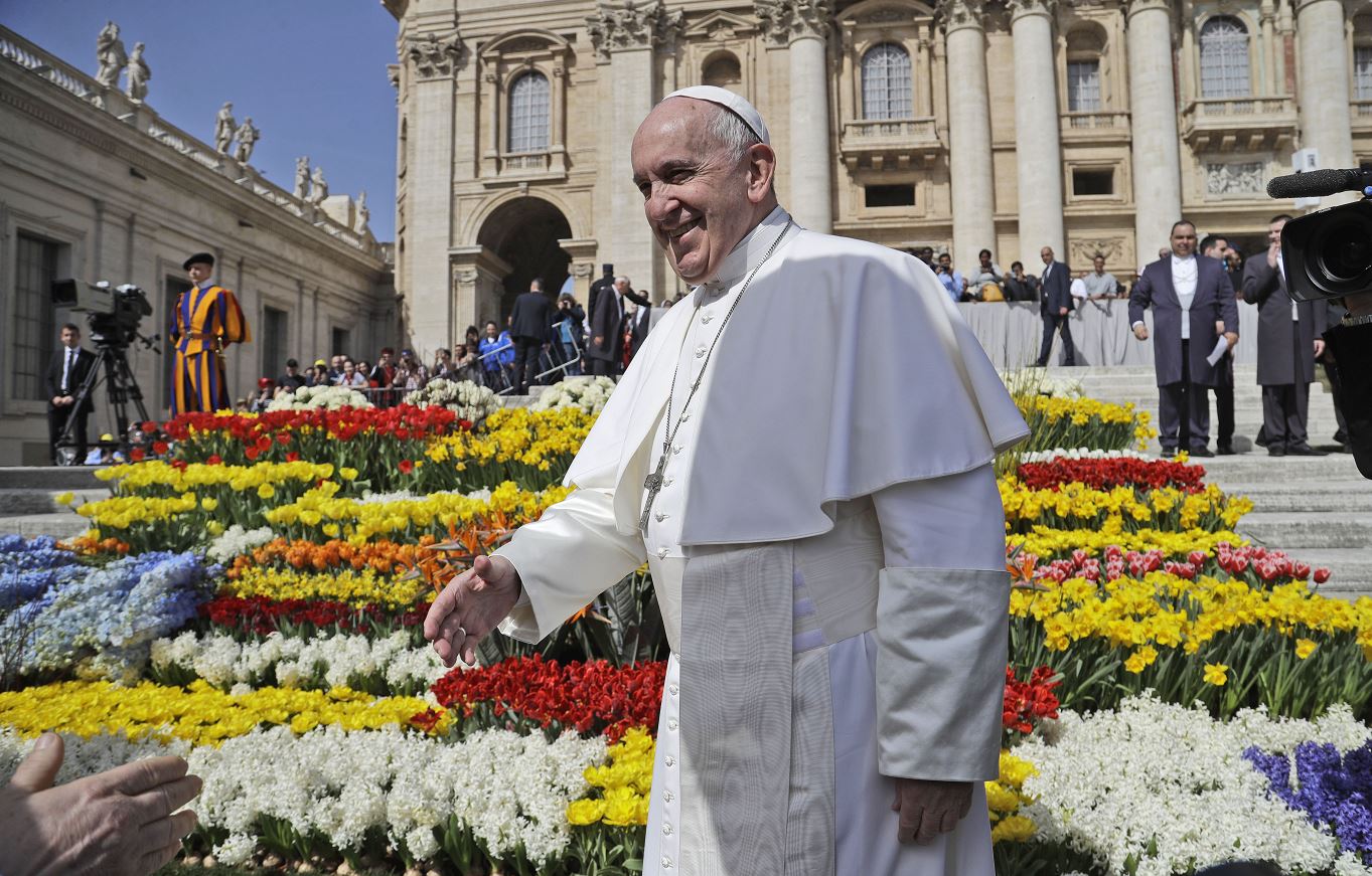 Fotografía del papa Francisco, 27 abril 2019