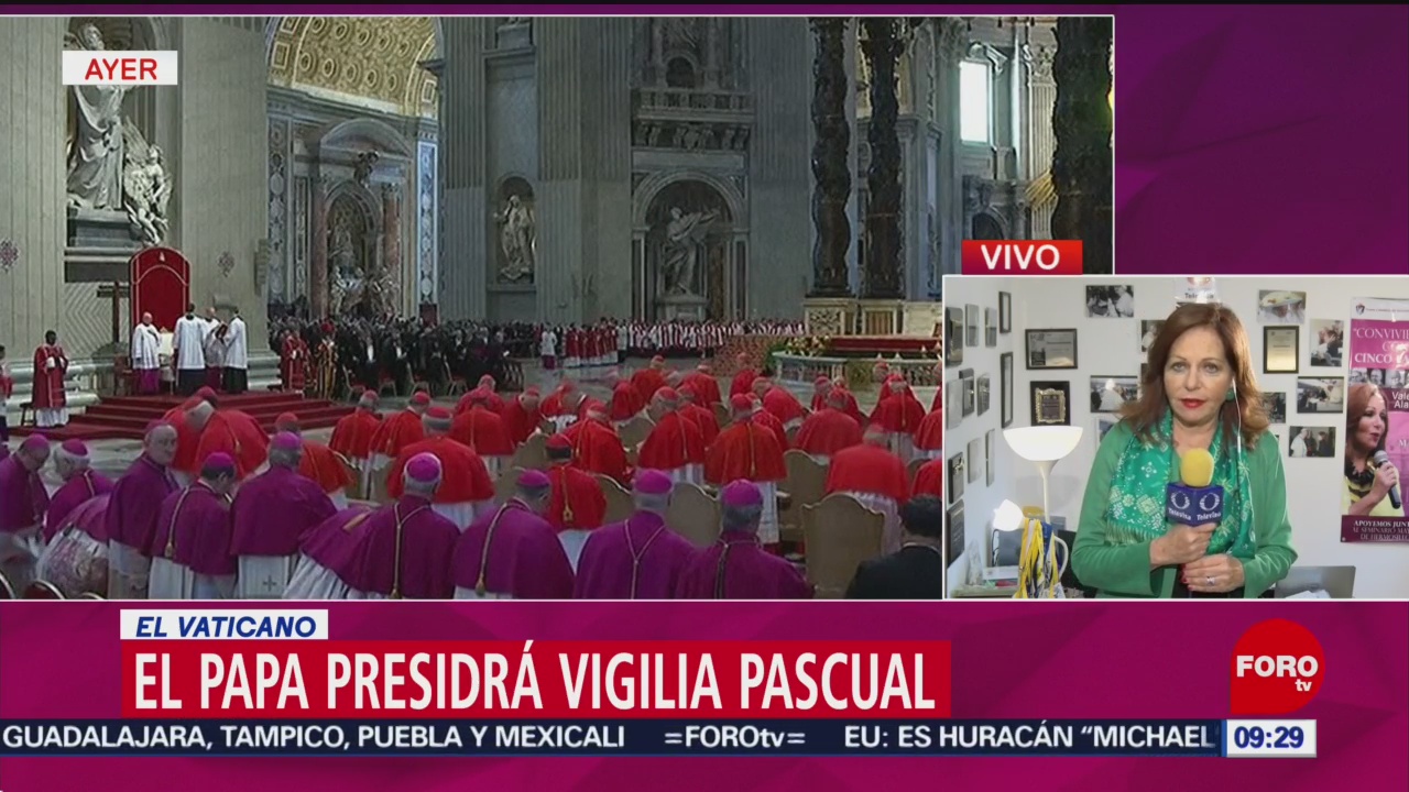 FOTO:Papa Francisco presidirá la Vigilia Pascual, 19 ABRIL 2019