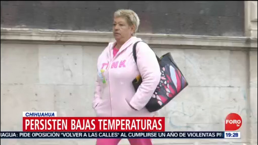FOTO: Persisten bajas temperaturas en Chihuahua, 14 de abril 2019