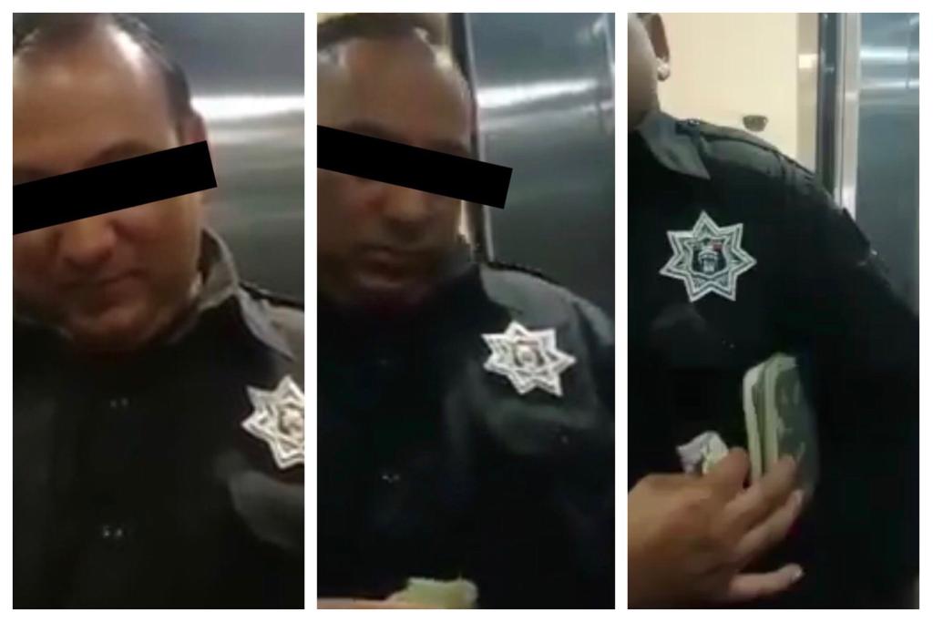 foto Video: Captan a policía de Tlalnepantla recibiendo ‘soborno’ 11 abril 2019