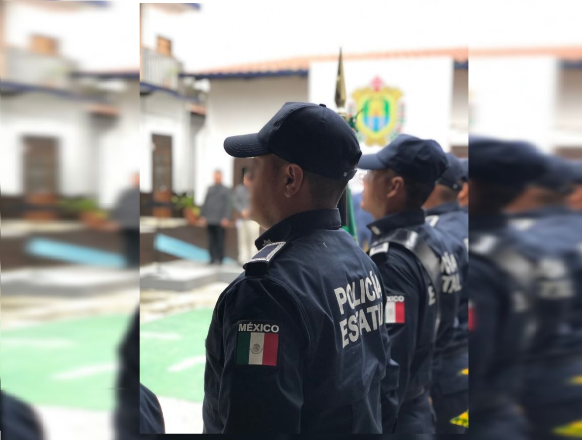 Fotografía que muestra a Policías de Veracruz, 3 abril 2019