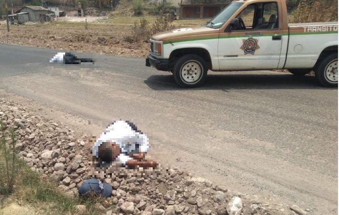 Foto: Matan a policías en Oaxaca, 29 de abril 2019. Twitter @OaxacaesNoticia