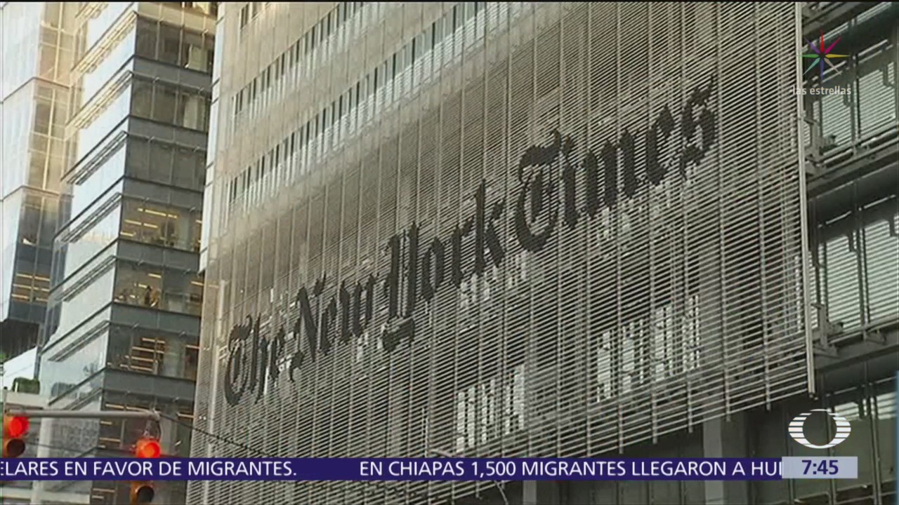 Premio Pulitzer al NYT por cobertura sobre Trump