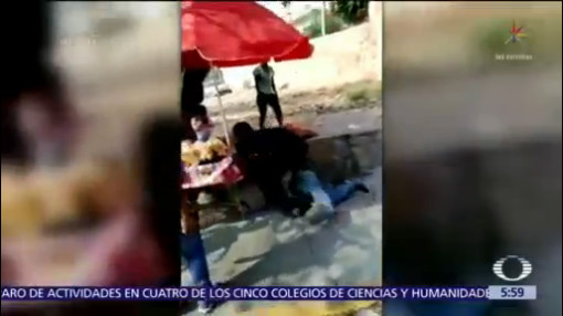 Presuntos migrantes agreden a vendedor de jugos en Chiapas