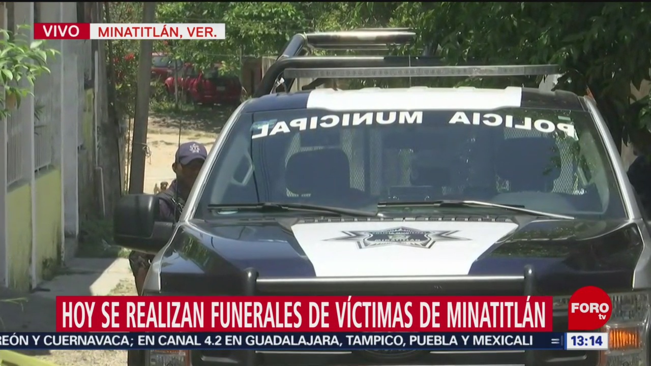 FOTO: Realizan funerales de victimas de ataque armado en Minatitlán, 21 ABRIL 2019