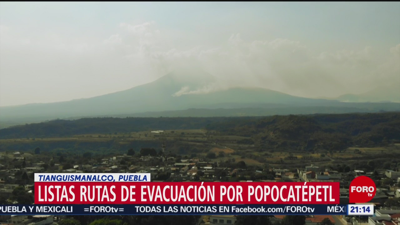Foto: Militares y autoridades de Protección Civil repararon las rutas de evacuación del volcán Popocatépetl