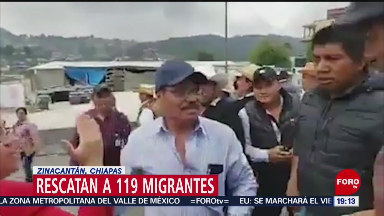 Foto: Rescatan 119 Migrantes Chiapas Mexico 10 de Abril 2019