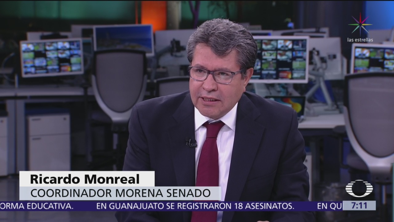 Ricardo Monreal explica su propuesta para aumentar cifra de ministros