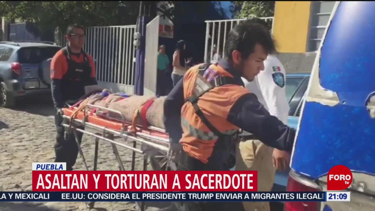 Foto: Roban Torturan Sacerdote Puebla 12 de Abril 2019
