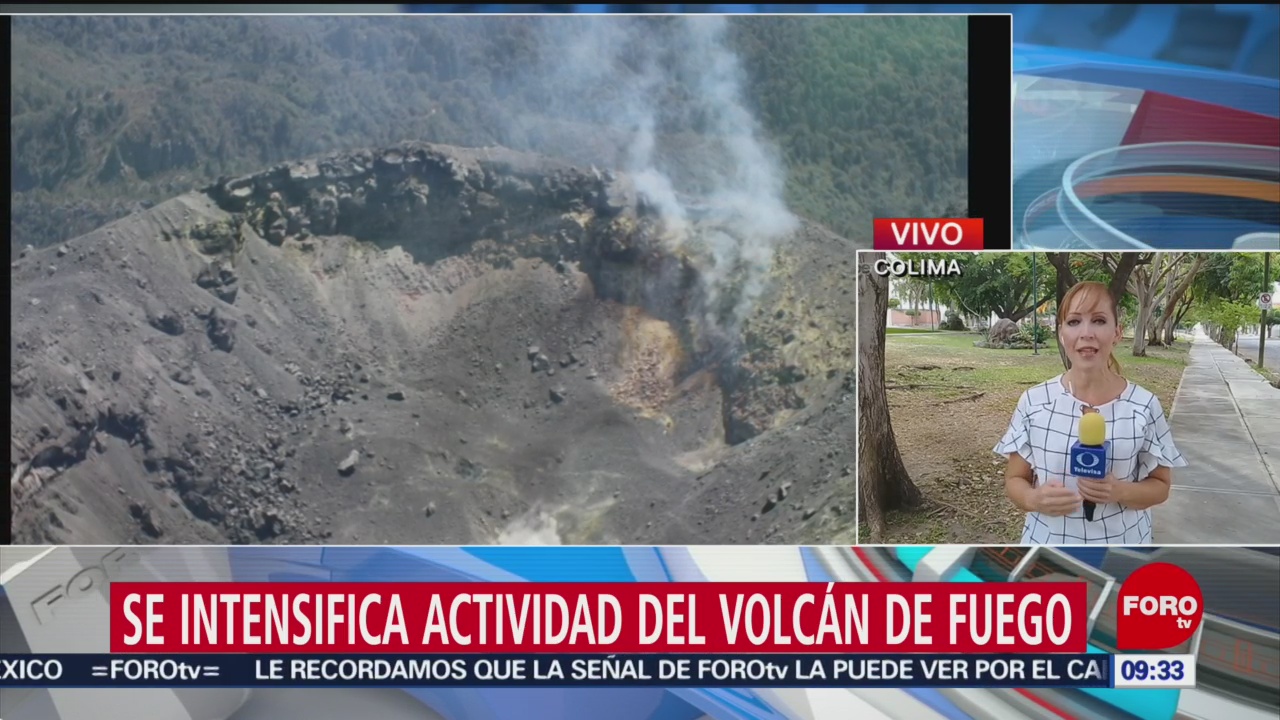 FOTO: Se intensificó actividad el Volcán de Fuego, en Colima, 27 ABRIL 2019