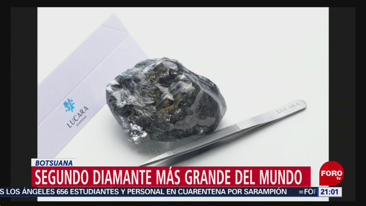 FOTO: Segundo diamante más grande del mundo en Botsuana, 27 ABRIL 2019