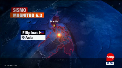 Sismo deja al menos 5 muertos en Filipinas