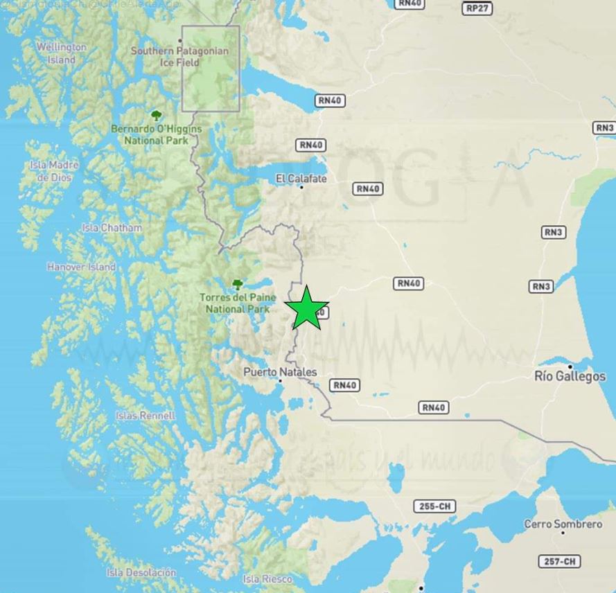 Foto:Un sismo de mediana intensidad se percibió a las 10:17 horas de este martes en la región de Magallanes, 3 abril 2019