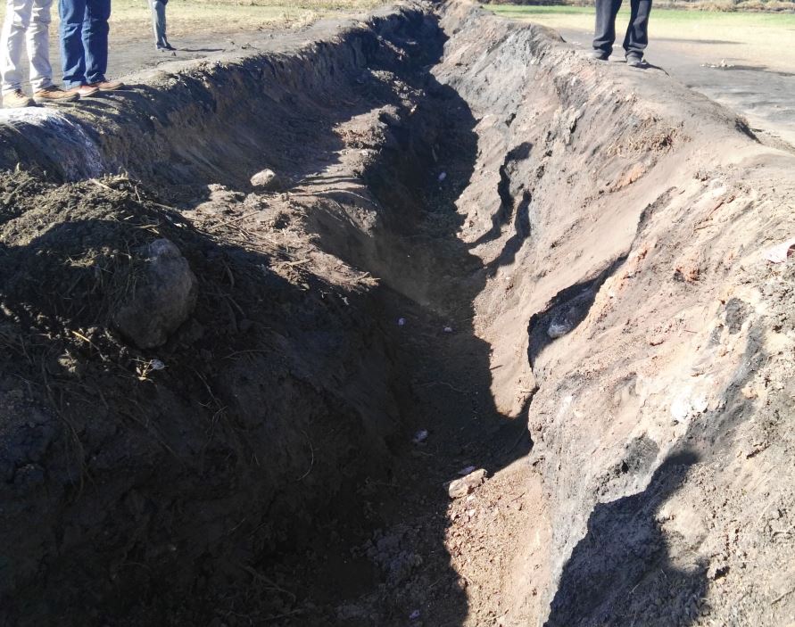 Foto Contaminación en suelo de explosión en Tlahuelilpan, Hidalgo 3 abril 2019